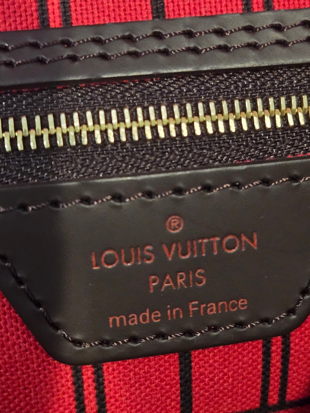 Louis Vuitton Damier Ebene Checkerboard Brown Tote - Picture 14 of 16